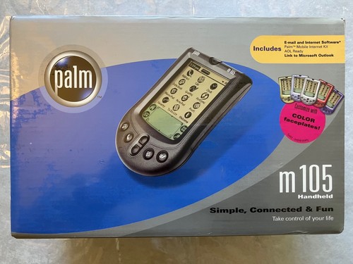 Palm m105 handheld pda - palm,
