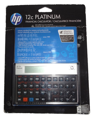 12c platinum financial - hp,
