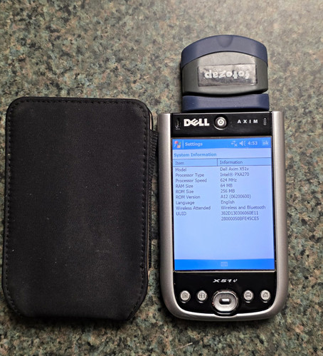 Dell axim x51v - dell, 64mb
