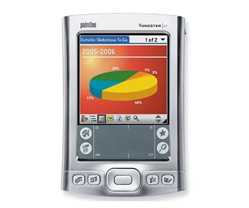 Palm tungsten pda with new - with,